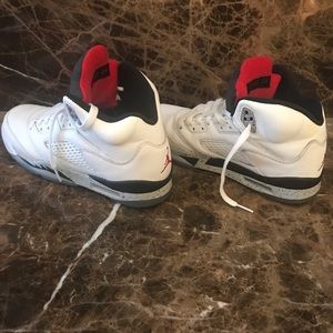Jordan Shoes - 5.5 Jordan’s 5 White Cement Jordan Shoes - 5.5 Jordan’s 5 White Cement